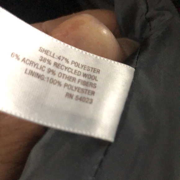 Old Navy double-breasted jacket plaid black/gray’s - Picture 10 of 10